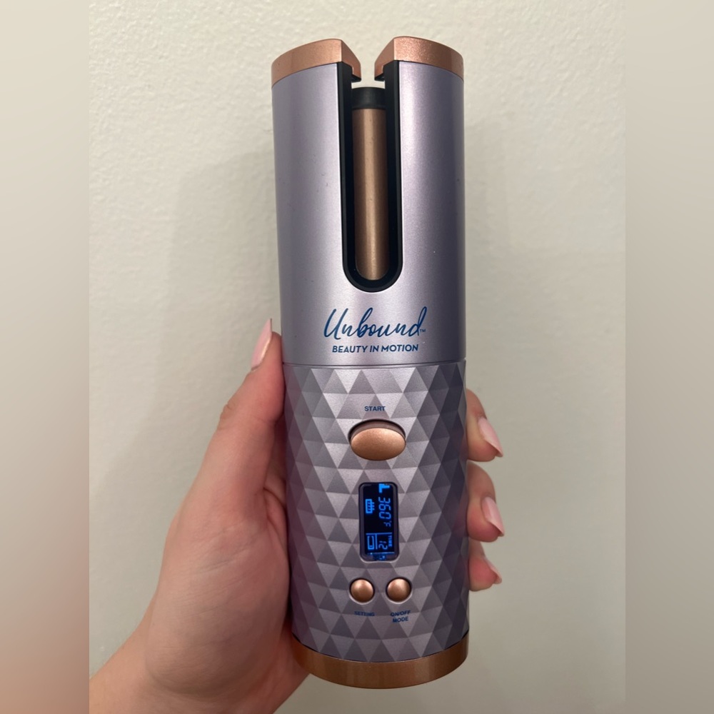 Unbound Rechargeable Cordless Auto-Curler Curling Iron